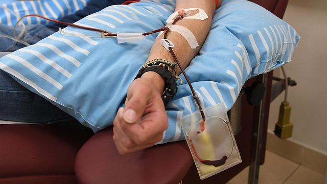 עלייה של עשרות אחוזים במספר המתנדבים לתרומות מרכיבי דם (צילום: נדב אבס)