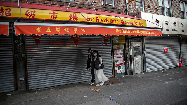 חנויות סגורות בברוקלין (צילום: AP)