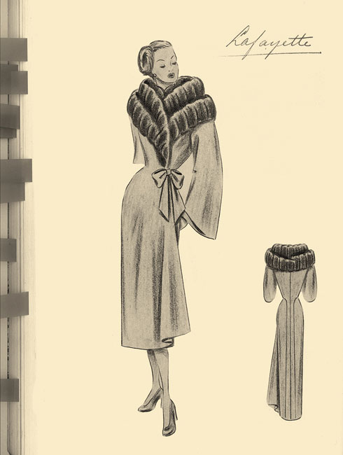 איור אופנה של קורט הרנפרוינד, 1929 (צילום: archive uwe westphal@)