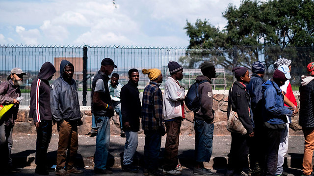 נגיף קורונה דרום אפריקה יוהנסבורג (צילום: AFP)