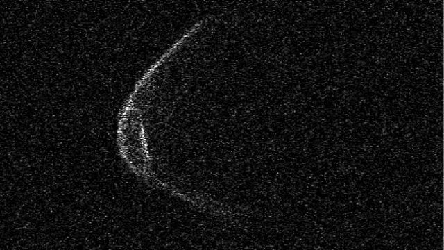 האסטרואיד, כפי שתועד בשבוע שעבר (צילום: נאס