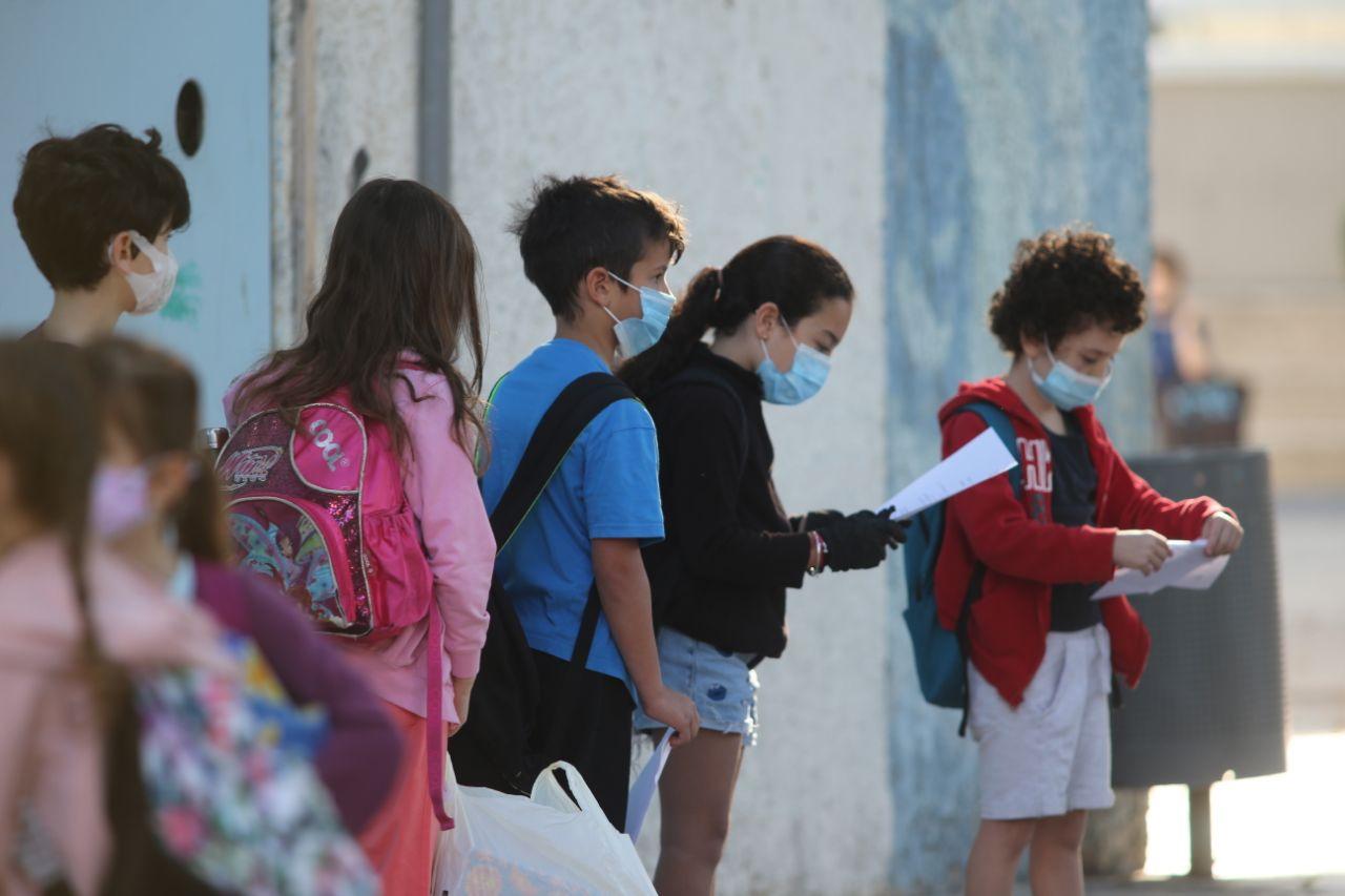חזרה ללימודים בבית הספר גבריאלי בתל אביב (צילום: מוטי קמחי)