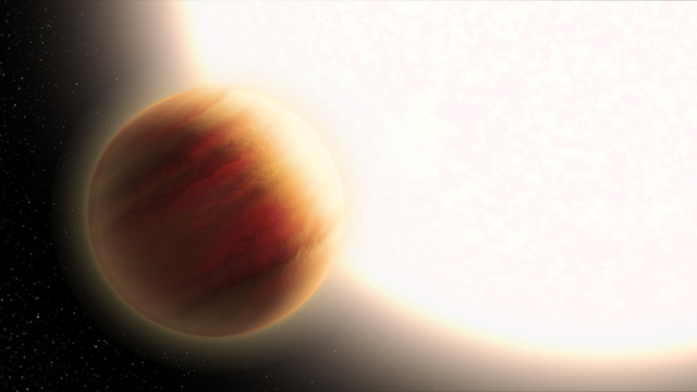 כוכב לכת חוץ-שמשי WASP-79b אילוסטרציה (צילום: נאס
