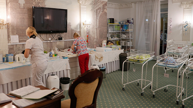 אוקראינה תינוקות שנולדו בהליך פונדקאות תקועים ב אוקראינה נגיף קורונה (צילום: רויטרס)