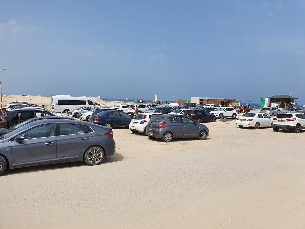 אנשים מפרים את ההנחיות ומגיעים אל החופים למרות האיסור (צילום: בראל אפרים)