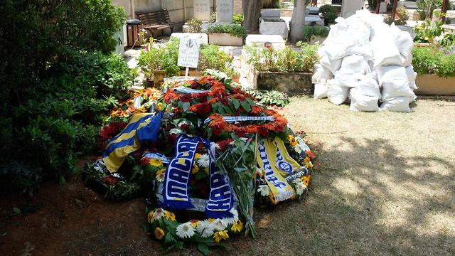 קברו של חייל גולני שנהרג עמית בן יגאל לאחר שחולל אמש (צילום: שאול גולן)
