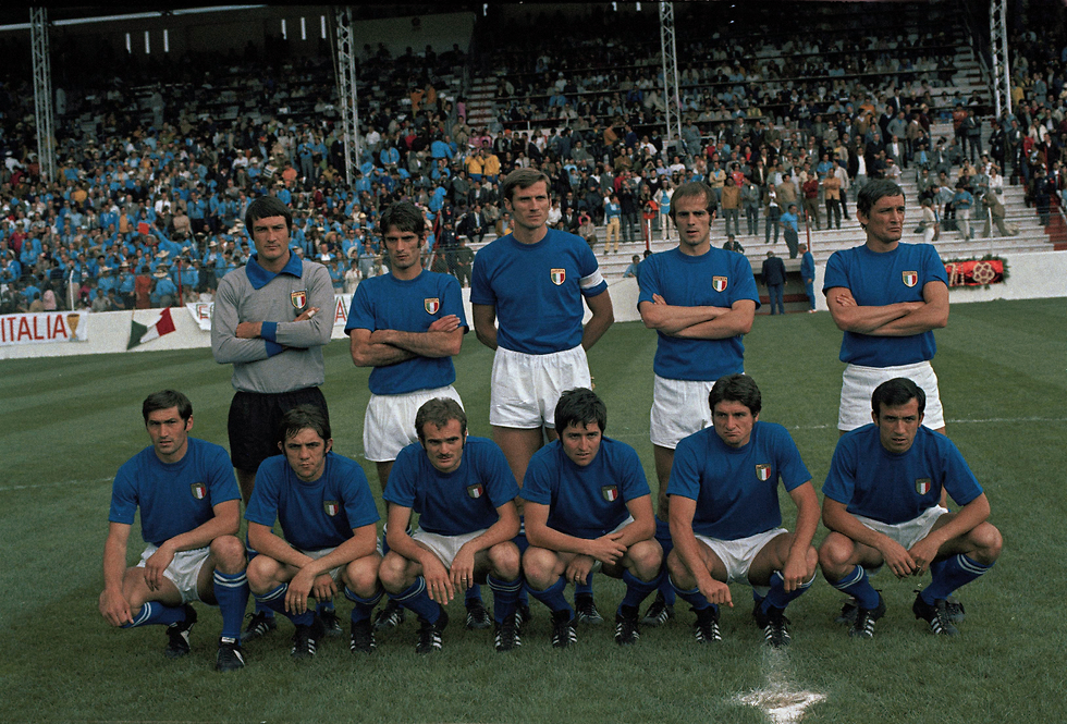 הגיעה לגמר מבלי שניצחה את ישראל. איטליה ב-1970 (צילום: AP)