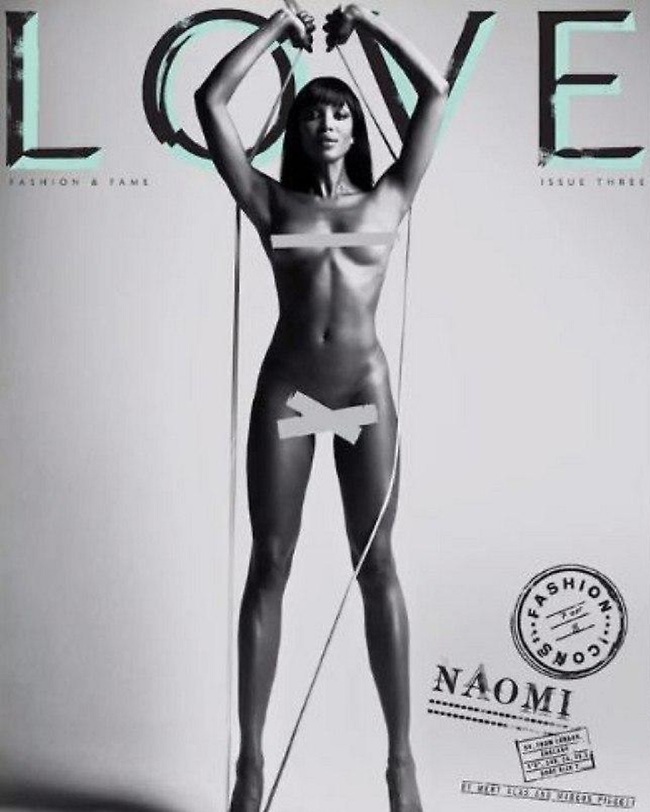 חושפת טפחיים, על שער מגזין LOVE (צילום מסך) חושפת טפחיים, על שער מגזין LOVE (צילום מסך)