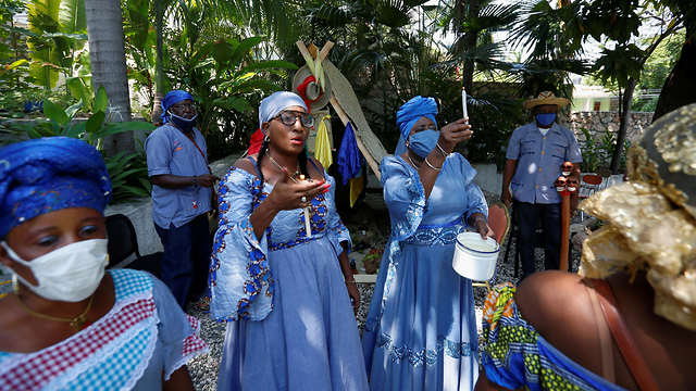 האיטי נגיף קורונה מנהיגים בדת ה וודו (צילום: רויטרס)