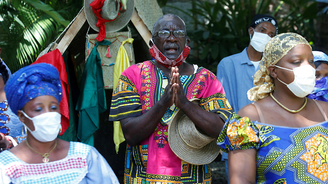 האיטי נגיף קורונה מנהיגים בדת ה וודו (צילום: רויטרס)