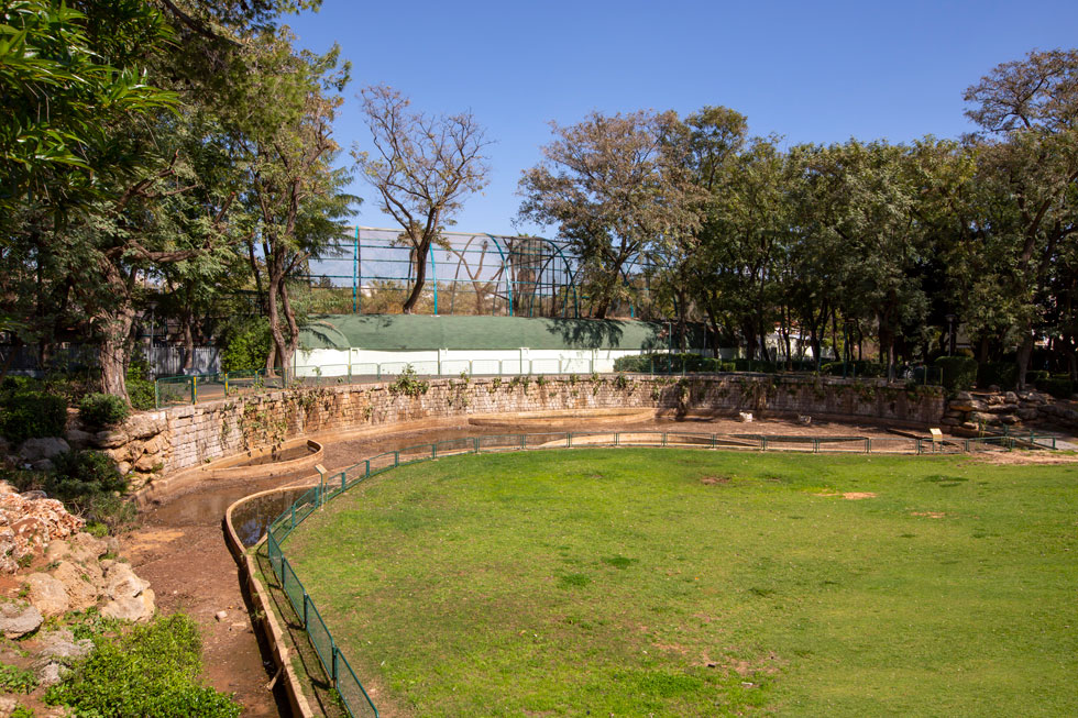 גן העצמאות, מבית היוצר של חתני פרס ישראל צור-יהלום, מוזנח (צילום: אביתר הרשטיק)