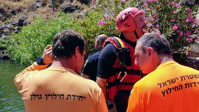 החילוץ בנחל זוויתן (צילום: דוברות משטרת ישראל)