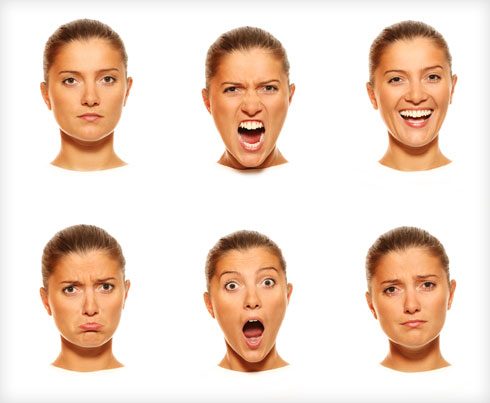 יש,שש תחושות שמובעות בכל העולם באותו האופן - פחד, כעס, הפתעה, הנאה, גועל ועצב (צילום: Shutterstock)