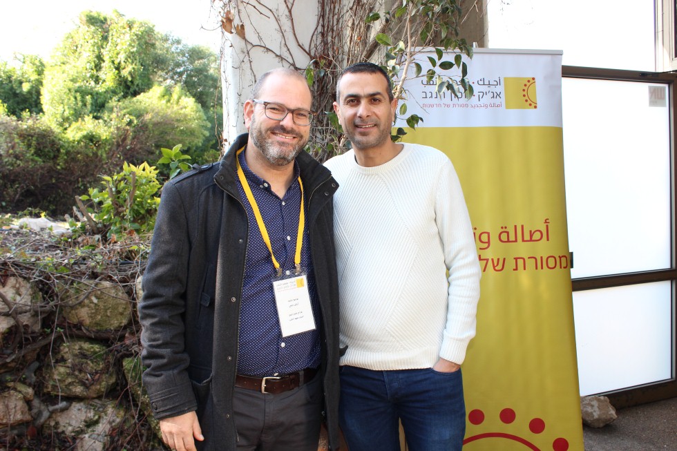 מנכ"לים שותפים: אריאל דלומי וסלימאן אלעמור (צילום: באדיבות אג'יק מכון הנגב)