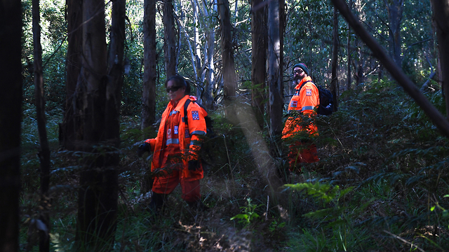 חיפושים אחר וויליאם קלהאן נער בן 14 אוטיסט שנעלם בהר דיספוינטמנט ב אוסטרליה  (צילום: EPA)