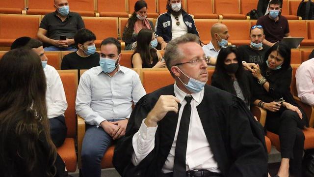 הכרעת הדין של אלי בר זכאי בבית המשפט המחוזי תל אביב (צילום: מוטי קמחי)
