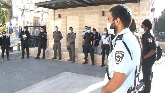 מבצע אכיפת הנחיות הקורונה של משטרת ישראל בירושלים (צילום: אלכס גמבורג )