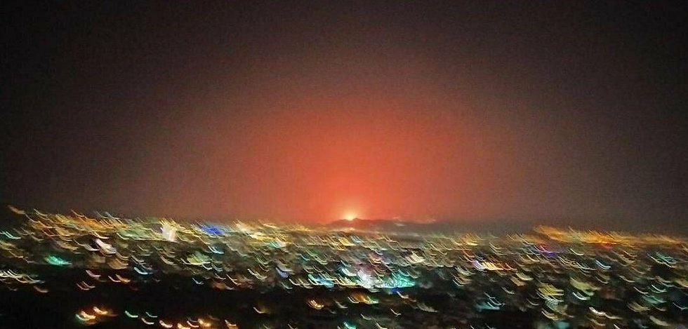 דיווחים לא רשמיים על פיצוץ באזור טהרן ()