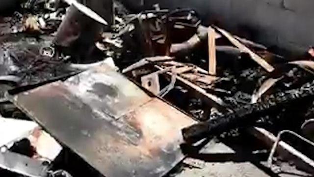 דיווח על תקיפה ישראלית במפעל בחומא, סוריה ()