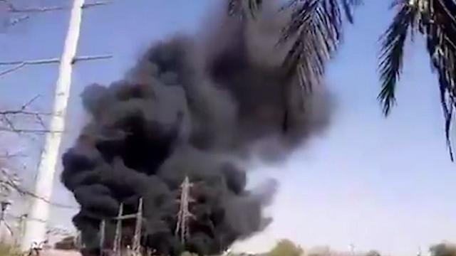 פיצוץ בתחנת כוח בעיר אחווז באיראן ()