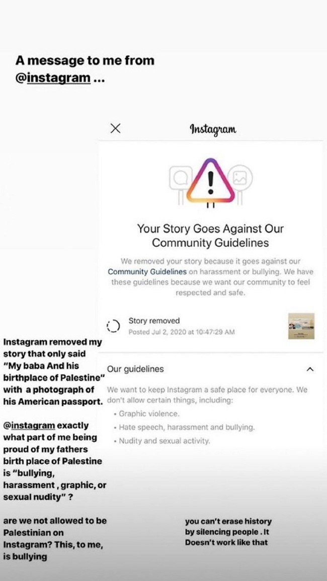 בלה חדיד נגד אינסטגרם (צילום: אינסטגרם) בלה חדיד נגד אינסטגרם (צילום: אינסטגרם)