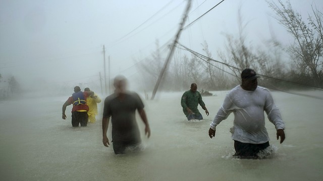 הוריקן דוריאן מכה בבהאמס – ספטמבר 2019 (צילום: Ramon Espinosa עבור Associated Press)