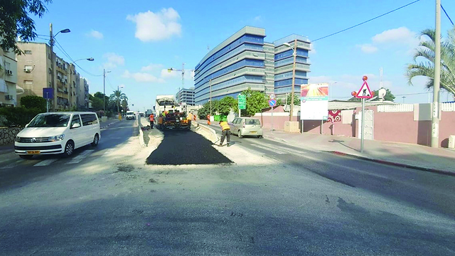  התקדמות גדולה בפרויקט מהיר לעיר ברחובות הראשיים בעיר ( צילום: יח