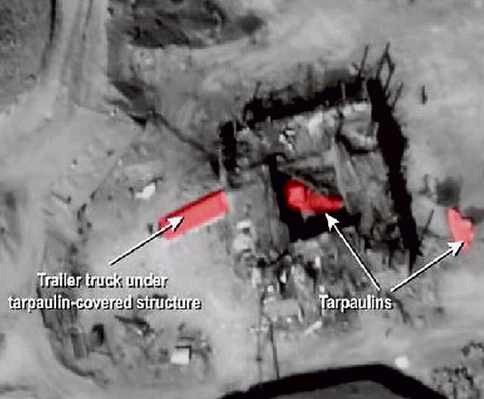הכור הגרעיני הסורי לאחר השמדתו. “למזלנו, זה התגלה" | צילום: ממשלת ארצות הברית