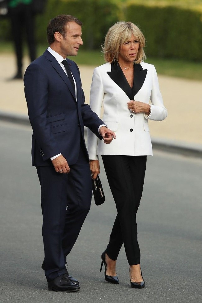 בריז'יט ועמנואל מקרון (צילום: Gettyimages) בריז'יט ועמנואל מקרון (צילום: Gettyimages)