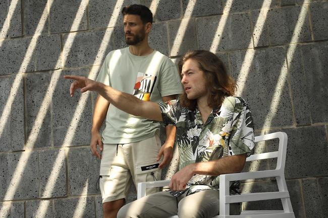 "אתה לך לשם". גפן ברקאי ודניאל ליטמן (צילום: זוהר שטרית)