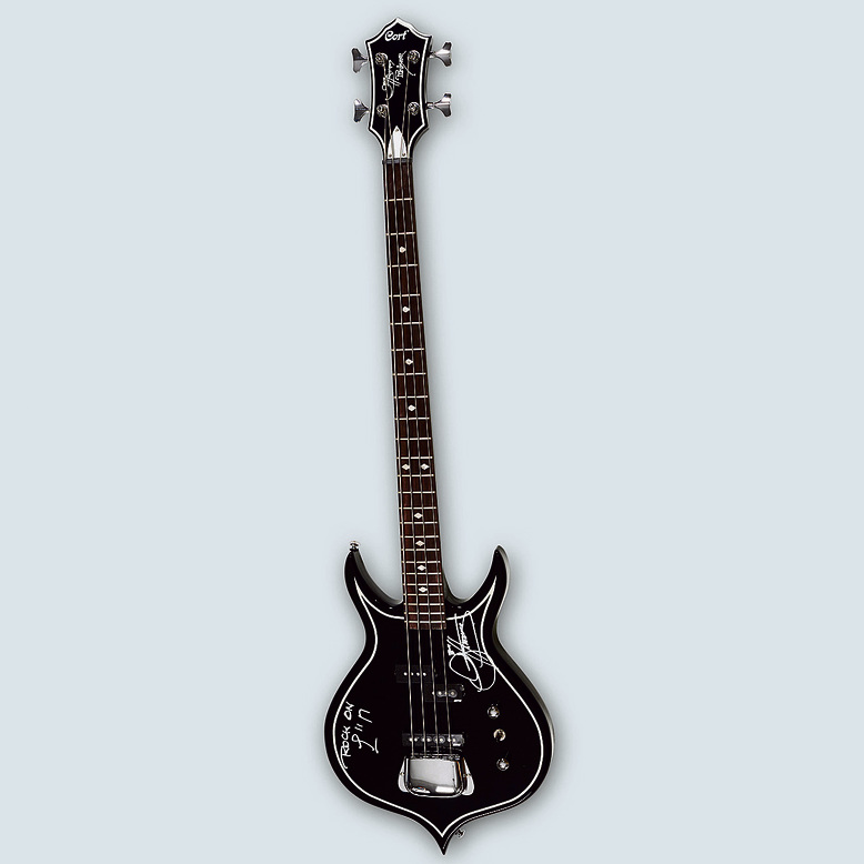 הגיטרה של ג'ין סימונס  | צילום: זיו כץ