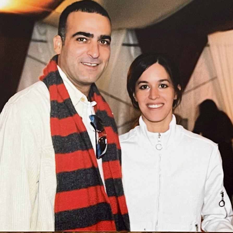 "זוכר בעיקר את הדברים השמחים שהיו לנו יחד". עם אשתו, אנלי הרפז ז"ל