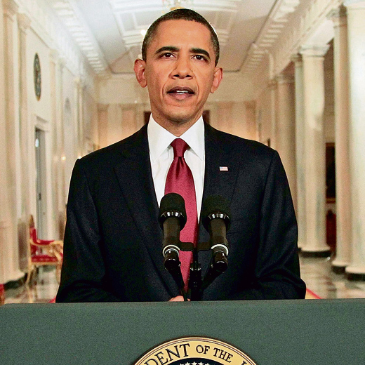המעגל נסגר. הודעת הנשיא אובמה על חיסול בן לאדן, עשור לאחר מכן | צילום: איי פי