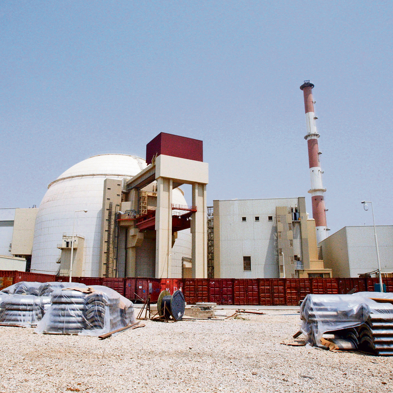 תחנת הכוח הגרעינית בבושהר. "משוכנע לגמרי שהאמריקאים נחושים למנוע גרעין איראני" | צילום: איי־פי