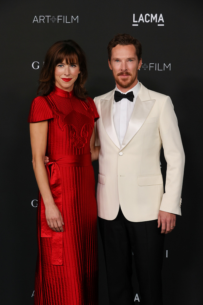 בנדיקט קמברבאץ' ואשתו, סופי האנטר (צילום: GettyImages) בנדיקט קמברבאץ' ואשתו, סופי האנטר (צילום: GettyImages)