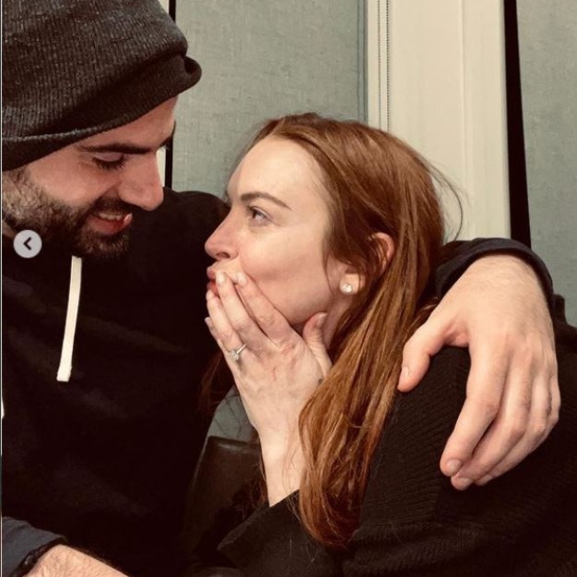 Happy ending: Lindsay Lohan is engaged