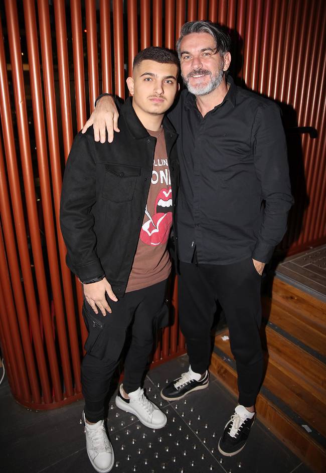 Where are your parents?  Liam Golan with Giovanni Russo (Photo: Or Geffen)