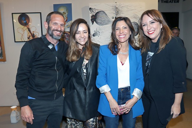 So who's telling us a joke?  Tali Oren, Orna Banai, Nelly Tagar and Guri Alfi (Photo: Anat Mosberg)