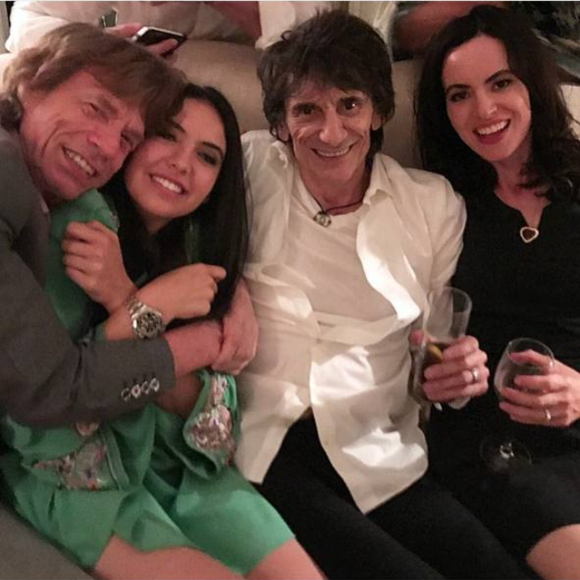 Nur Alfala's latest partner, one Mick Jagger (Photo: Instagram)