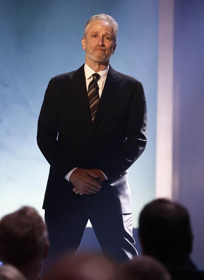 Tonight's winner.  John Stewart (Photo: Gettyimage)