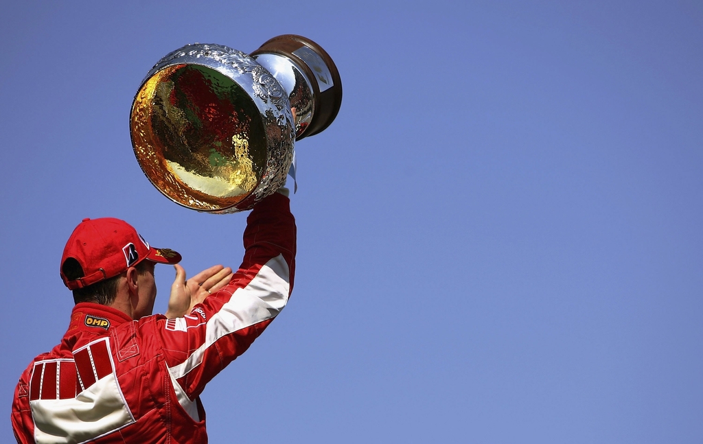 The stars do not stay around forever.  Michael Schumacher