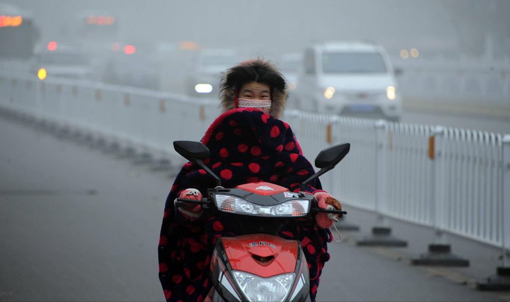 בייג'ינג, אחת הערים המזוהמות בעולם (צילום: AFP) (צילום: AFP)