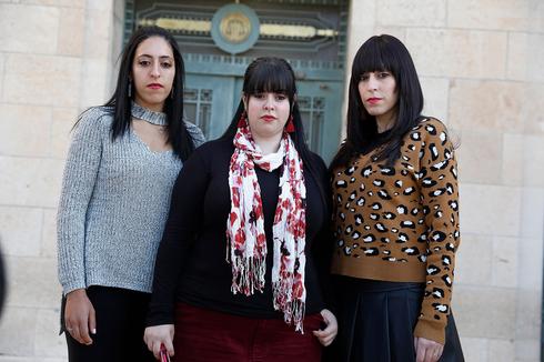 Malka Leifer's accusers L-R: Ellie Sapper, Dassi Erlich and Nicole Meyer  (Photo: EPA)