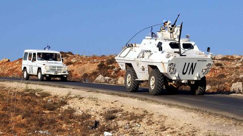 UN forces near the Lebanon border ()
