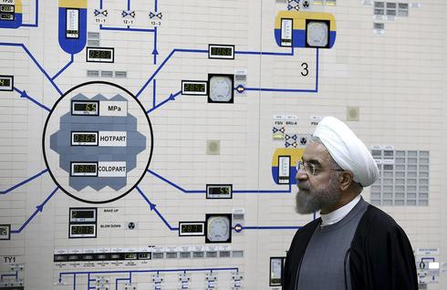 Iranian President Hassan Rouhani at one of the country's nuclear plants  (Photo: AP)