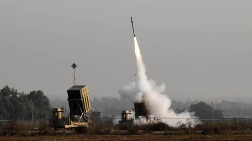 Iron Dome missile defense system is launched against a rocket fired from Gaza at Sderot  (Photo: AFP)