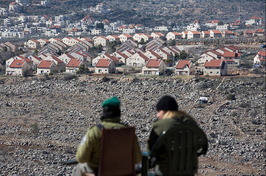 The West Bank settlement of Ofra  ()