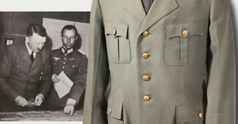 A Nazi jacket for sale in the auction (Photo: Ynet)