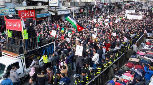 הפגנות בעמאן, ירדן, נגד העברת גז מישראל