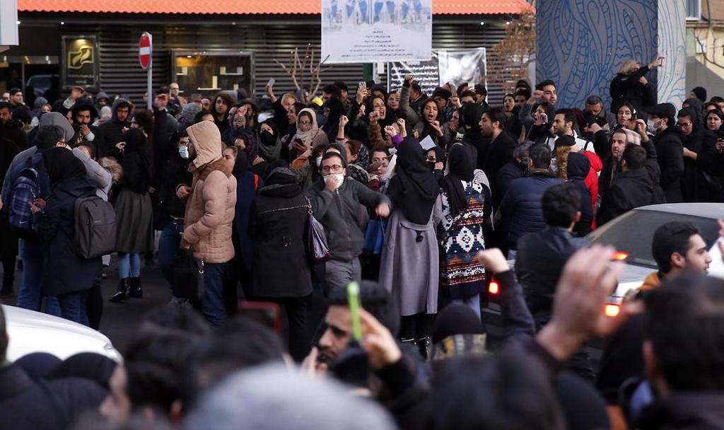 Protesters in Tehran  (Photo: EPA)